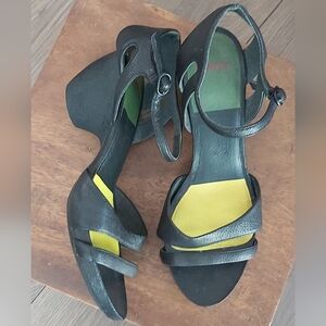 Camper Black Modern Sandals